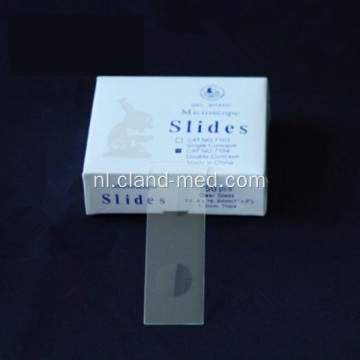 Microscope Slides Double Concave, Ground Edges